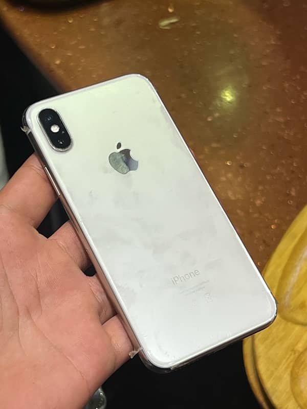 iPhone X silver white 6