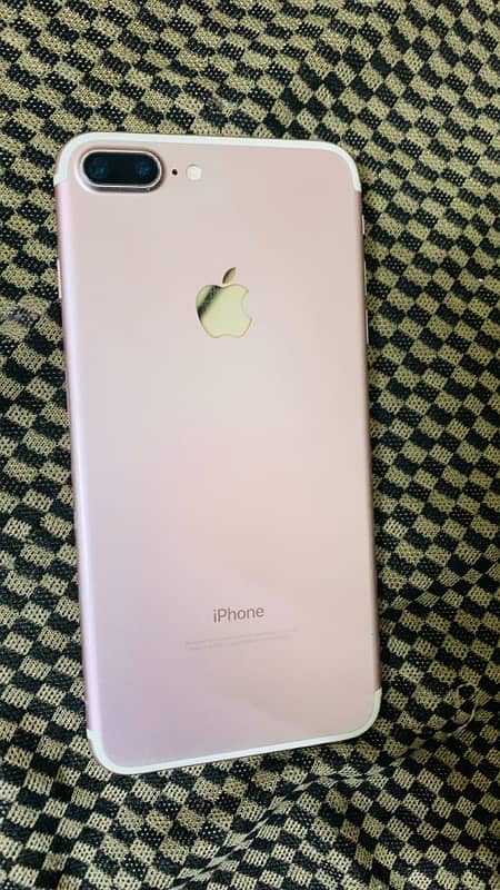 iphone 7plus 128gb rose Gold PTA approved 0