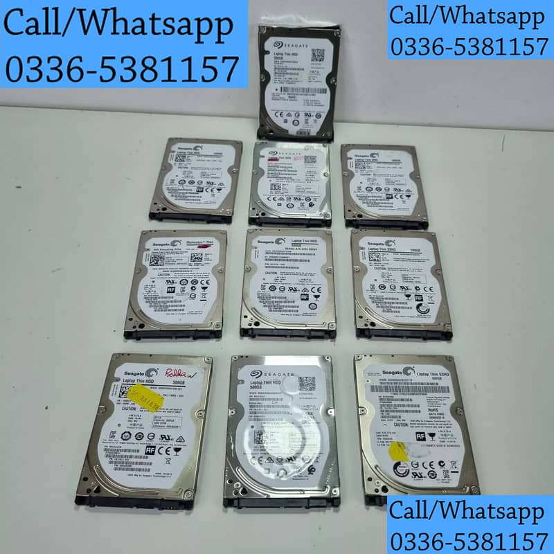 WD Seagate PC Laptop HDD 160gb 250gb 320gb 500gb 1tb 2tb Hard Disk 0