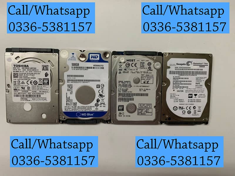 WD Seagate PC Laptop HDD 160gb 250gb 320gb 500gb 1tb 2tb Hard Disk 5