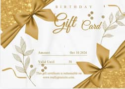 gift card