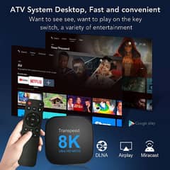 Android Tv Box with Remote Latest Version Order for Call: 03127593339