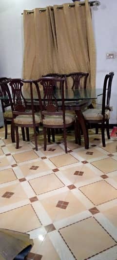 sale one dinning and six chairs