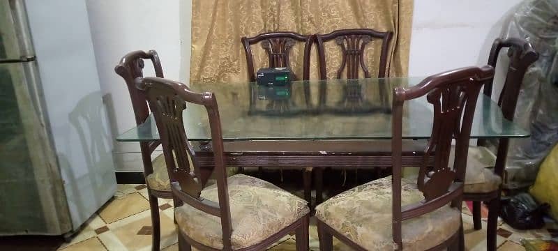 sale one dinning and six chairs 1