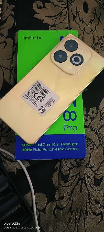 infinix smart 8 pro  8 months warranty 1