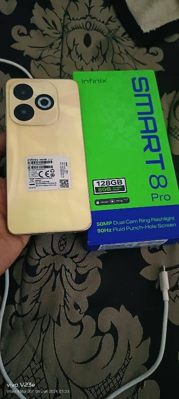 infinix smart 8 pro  8 months warranty 3