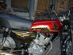 Honda CG 125 self start Special Edition gold red 2024 0