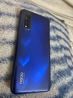 realme narzo 30 6/128 condition 10/9 with original box and charger