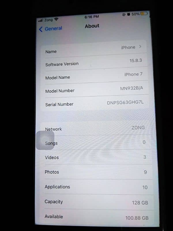 iphone 7 official Pta Approved with box all ok 11