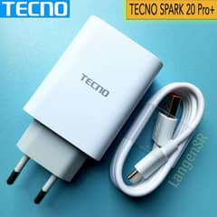 Tecno Spark 20 pro plus original charger