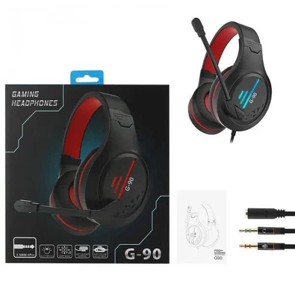 G90 Gaming Headset – G90 Gaming Headphone Big Headphones 5