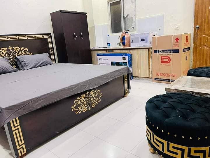 STUDIO FURNISHED FLATE FOR RENT IN JOHAR TOWN LAHORE. 1