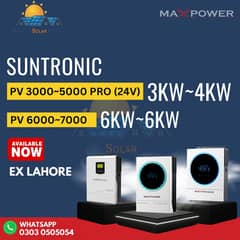 Maxpower Suntronic PV5000 PRO / PV6000 / PV7000 PRO (4KW & 6KW))