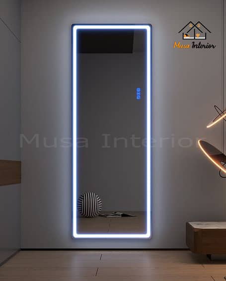 Standing Led Mirror | Illuminated Make Up Mirror | Restroom Mirror 1