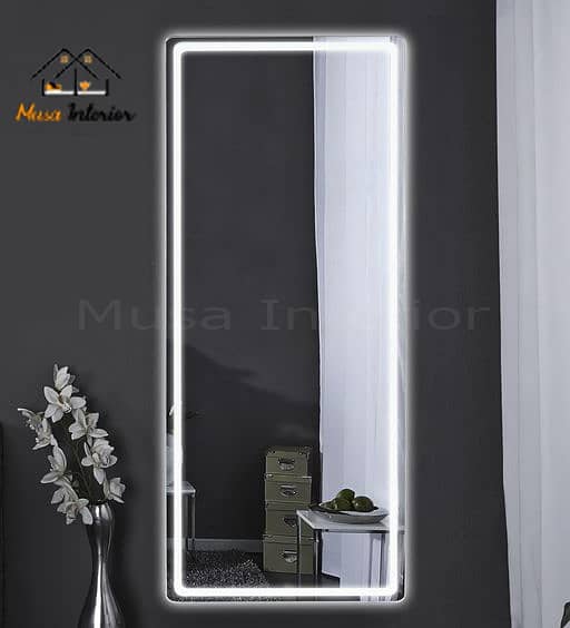 Standing Led Mirror | Illuminated Make Up Mirror | Restroom Mirror 4