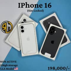 Iphone 16 JV LLA Model 128gb Non Active. 0