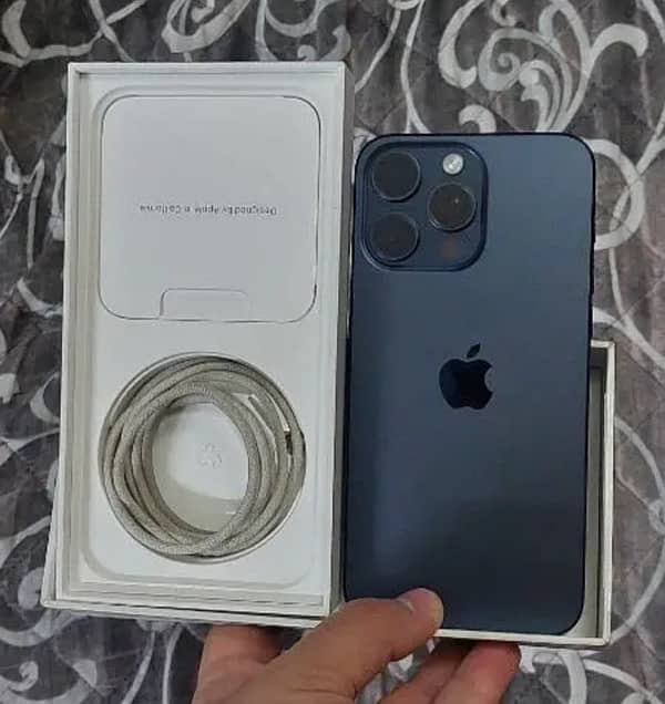 iPhone 15 Pro Max 256gb PTA Approved HK 5