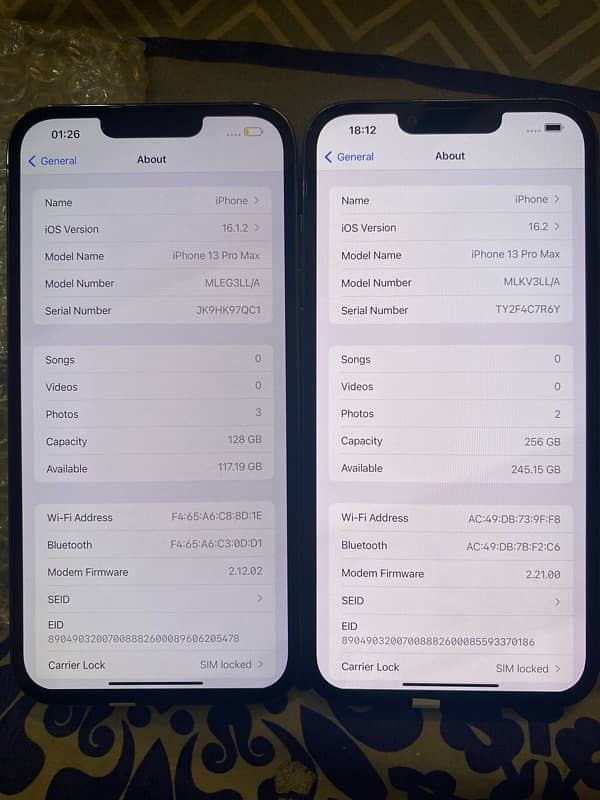 iphone 13 pro max 256GB OR 128GB 7