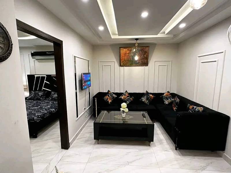 1 Bed luxury Furnished Flat Available for Rent In Bahria Town Lahore 6