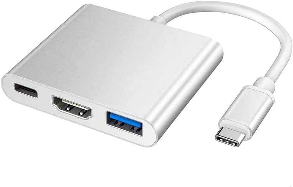 3-IN-1) 4K USB C to HDMI Adapter; 2 USB 3.0 Ports; USB-C Power Delive 8