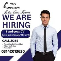 Fresh Boys & Girls required for international Call Center