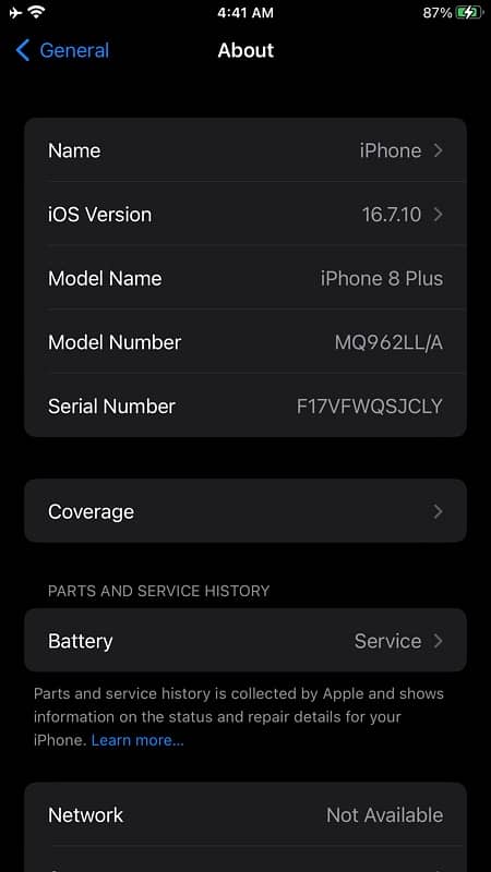 iPhone 8 plus 0.3. 2.0. 9.8. 7.1. 7.7.1 10