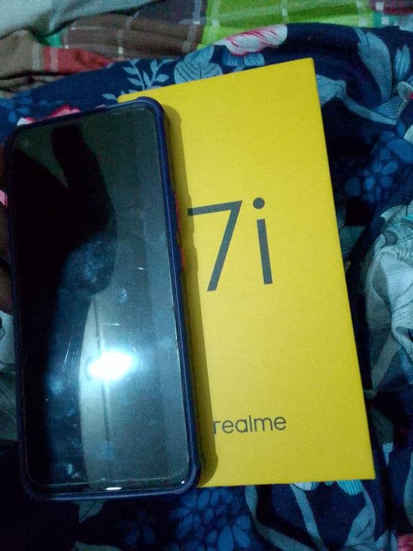 realme 7i home use set stylish new condition fresh genuine sealed 3