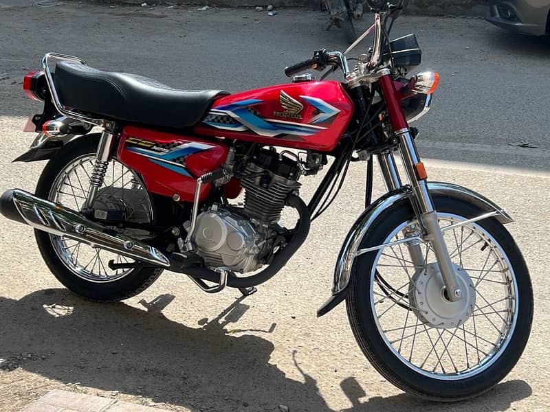 Honda Cg 125 2024 (Brand new Condition ) 2