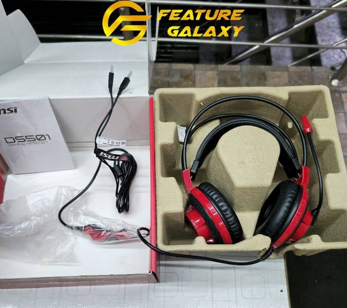 MSI DS501 Gaming Headset, Wired Gaming Headphone 2