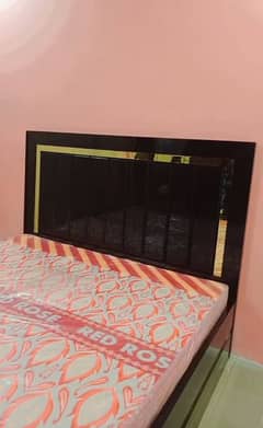 New Bed with Mattress and Cupboard For Sale