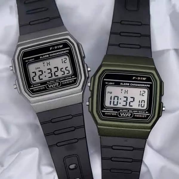 casio F-91W series available 10