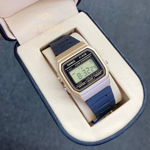 casio F-91W series available 12