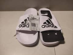 Original Adidas - Men's casual cloudfoam white slides/slippers