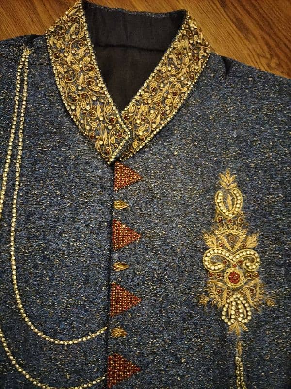 Fresh Unique Jamawaar Sherwani for Groom 0