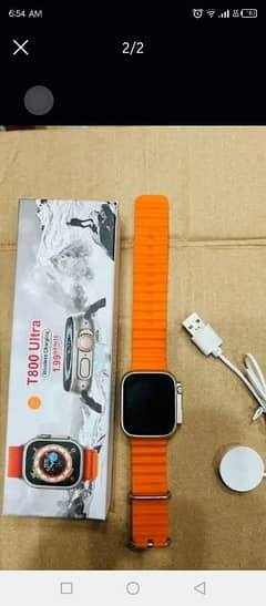 T 800 Ultra smart watch + protector free 0