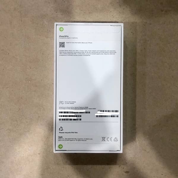 iPhone 16Pro 256GB LLA 1