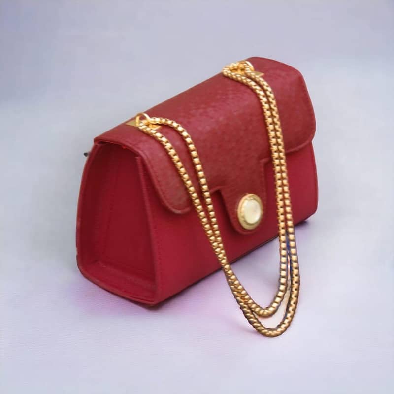 Women pu leather top handle hand bag 3