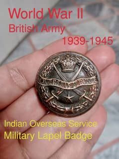 Second World War Army Badges