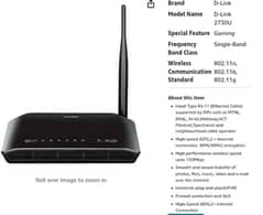 D-Link 2730U Wifi Router 0