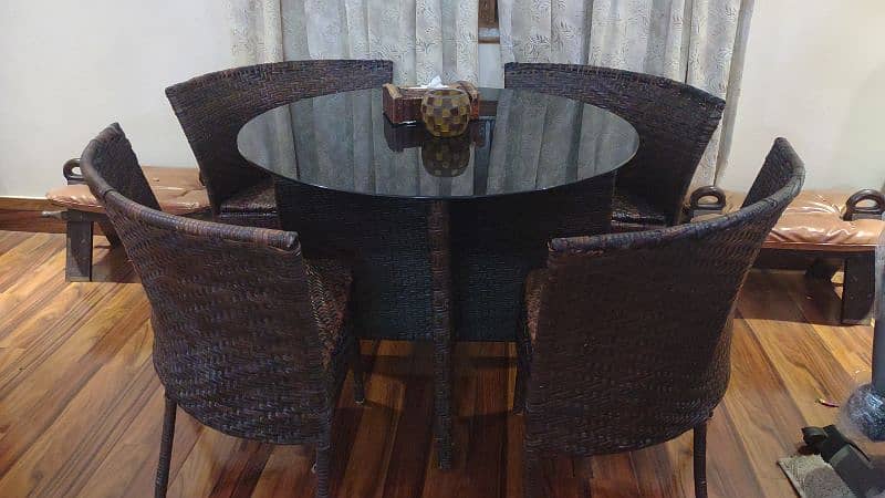 Rattan Dining Set 5