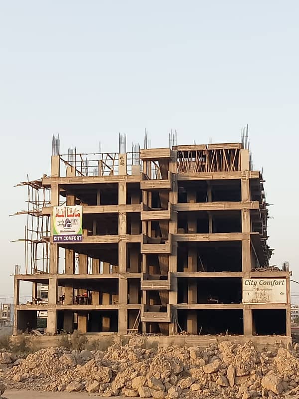 "CITY COMFORT" (4 Rooms), 2 Bed DD Lounge Store, 2 Bed Lounge,( 3 Rooms) Avail Special Discount, Best Investment Ever, Speedy Construction Going On. 13