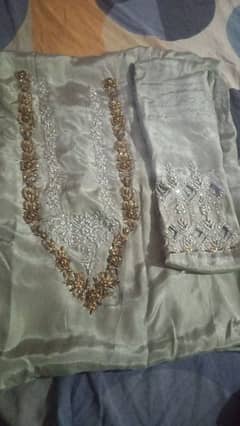 fancy embradry roysilk suit  best offer