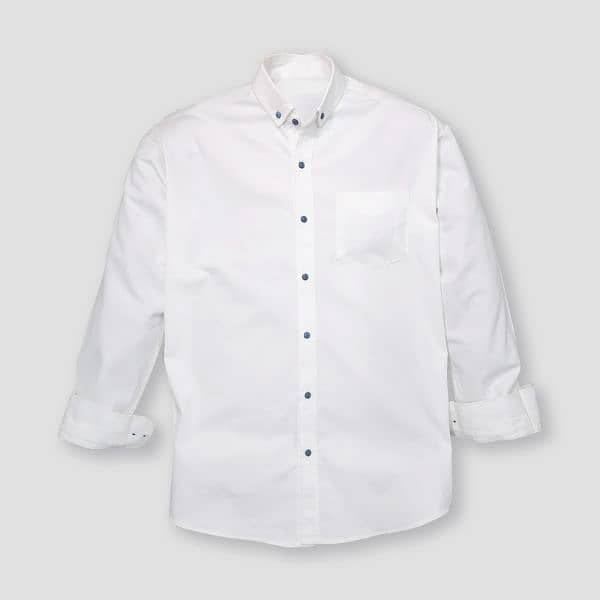 Black cotton stuff shirts black &white 2