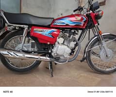 cg125 Honda 2024 model red color