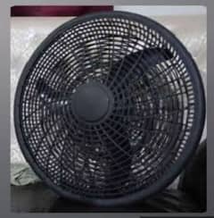 12v dc fan hai batery and adopter dono par chlta hai just 1 mont use h 0