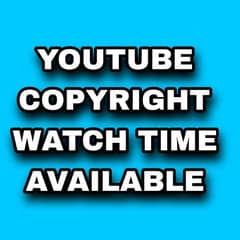 YouTube copyright watch time available low in price