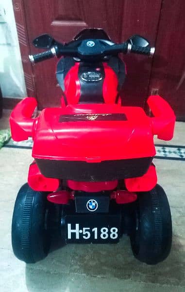 kids BMW eclectic haveybike 3 Wheeler wt storage box,running condition 6