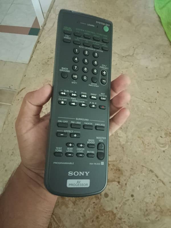 Sony Amplifier Original Remotes 12