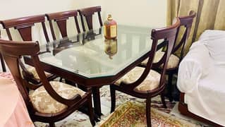 New Dining Table with 6 Chairs set