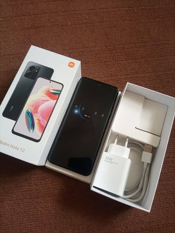 Xiaomi Redmi note 12 8/128gb good condition with box and charger 1